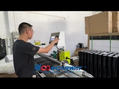 Snijden van film voor zonnevensters